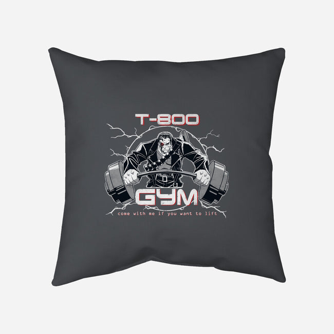 T-800 Gym-none removable cover w insert throw pillow-Coinbox Tees