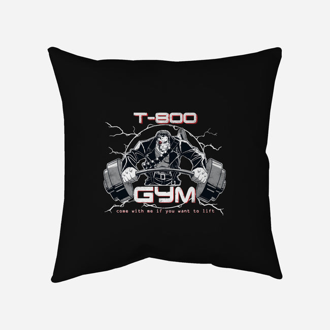 T-800 Gym-none removable cover throw pillow-Coinbox Tees