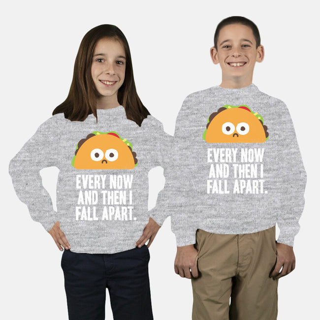 Taco Eclipse of the Heart-youth crew neck sweatshirt-David Olenick