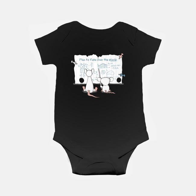 Take Over the World-baby basic onesie-thehookshot