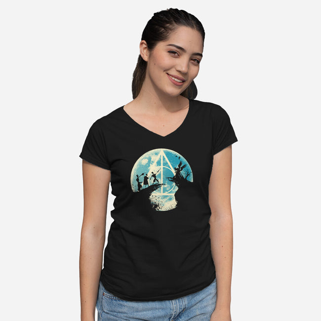Tale of Three-womens v-neck tee-Kempo24