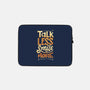 Talk Less-none zippered laptop sleeve-risarodil
