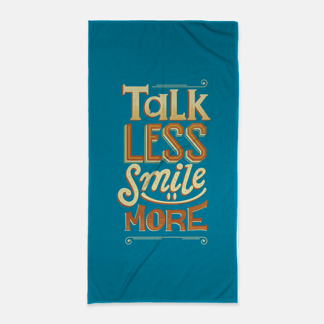 Talk Less-none beach towel-risarodil