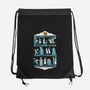 Tapisserie D'arrrggghhh-none drawstring bag-queenmob