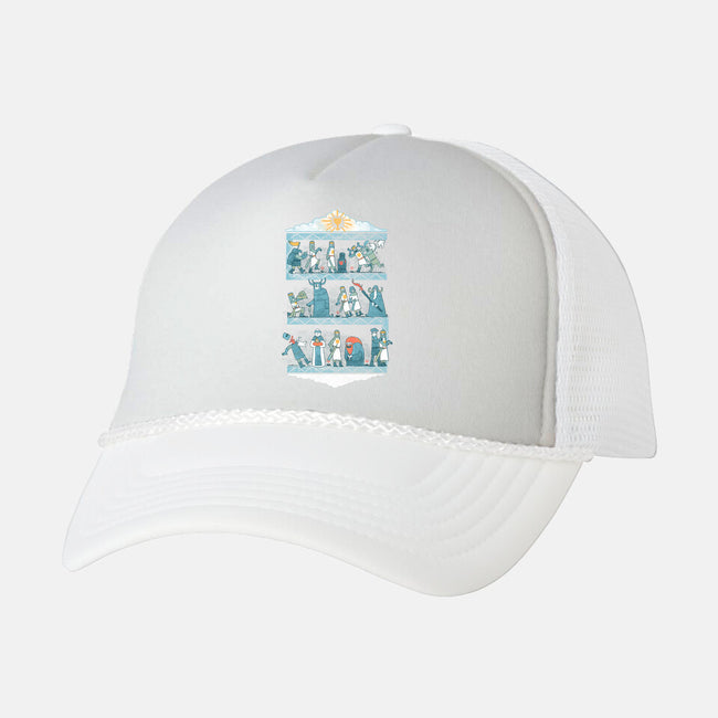 Tapisserie D'arrrggghhh-unisex trucker hat-queenmob