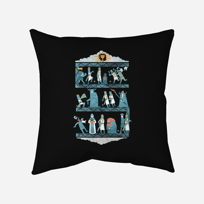 Tapisserie D'arrrggghhh-none removable cover w insert throw pillow-queenmob
