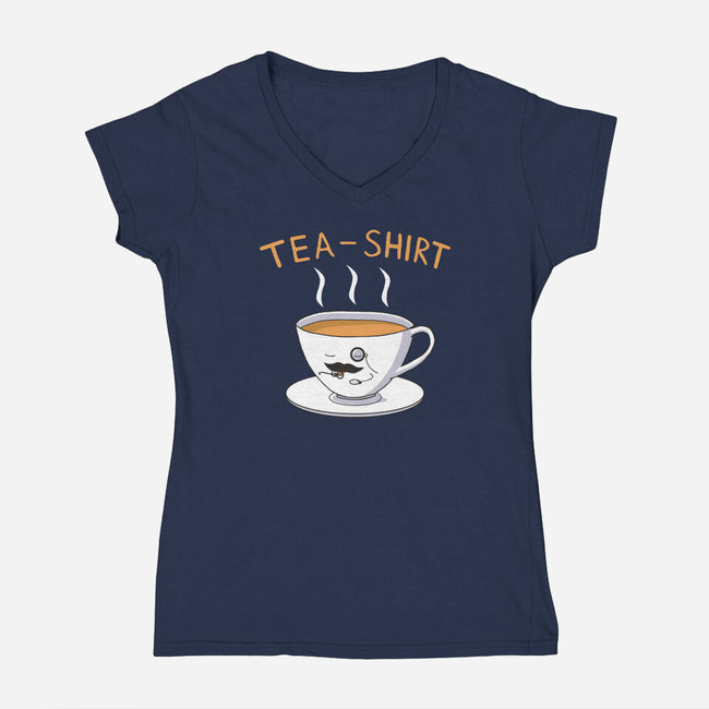 Tea-Shirt-womens v-neck tee-Pongg