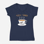 Tea-Shirt-womens v-neck tee-Pongg