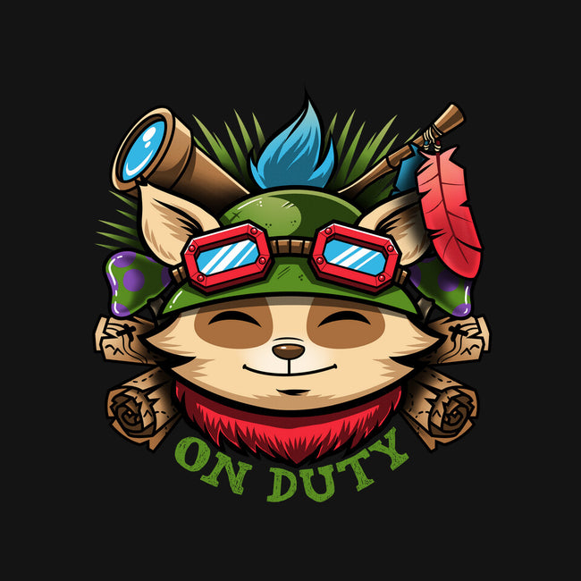 Teemo On Duty-none removable cover w insert throw pillow-Bamboota