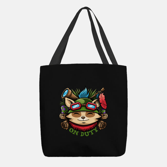 Teemo On Duty-none basic tote-Bamboota