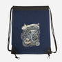 Tempus Fugit-none drawstring bag-gilleyvanweirden