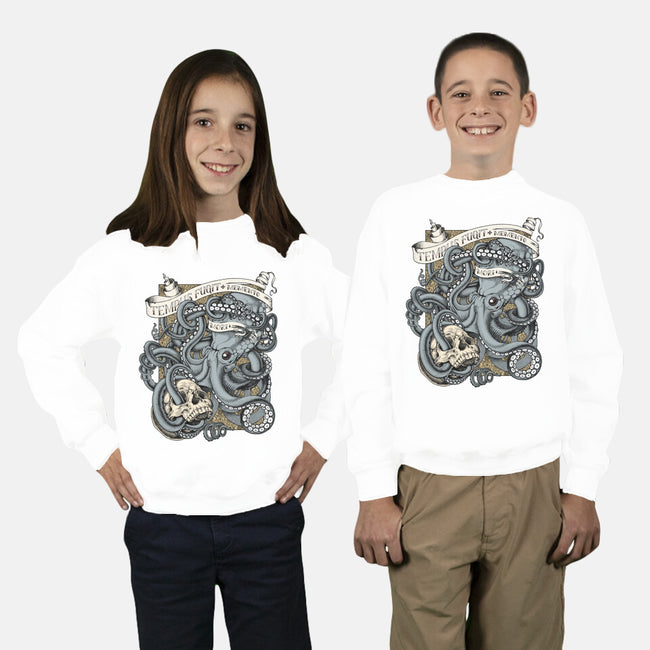 Tempus Fugit-youth crew neck sweatshirt-gilleyvanweirden