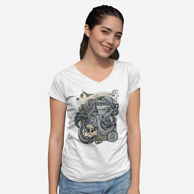 Tempus Fugit-womens v-neck tee-gilleyvanweirden