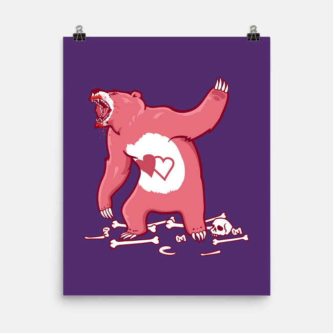 Terror Bear-none matte poster-Brian Walline