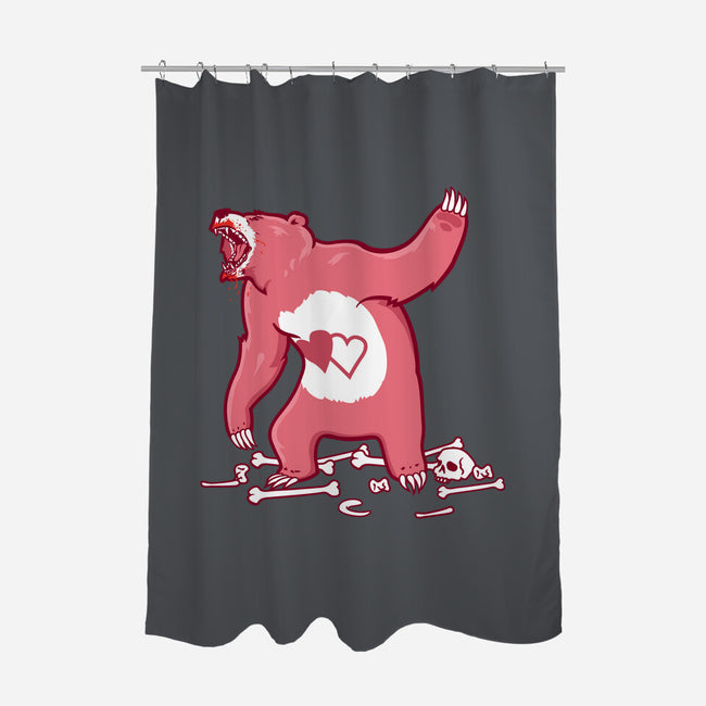 Terror Bear-none polyester shower curtain-Brian Walline
