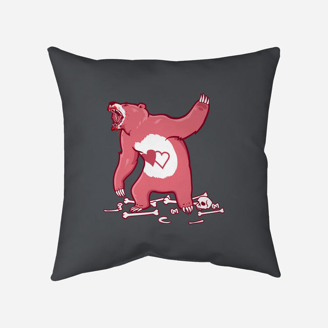 Terror Bear-none removable cover throw pillow-Brian Walline