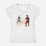 That Boy is an Homage!-womens v-neck tee-inverts