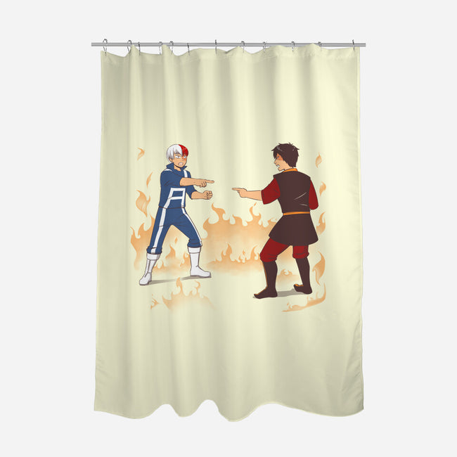 That Boy is an Homage!-none polyester shower curtain-inverts