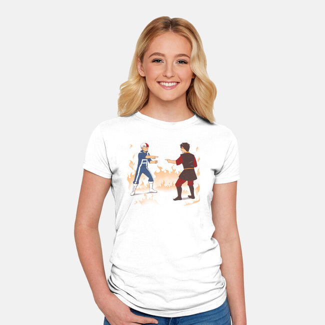 That Boy is an Homage!-womens fitted tee-inverts