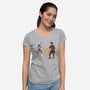 That Boy is an Homage!-womens v-neck tee-inverts