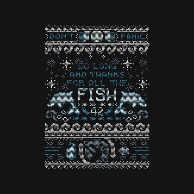 Thanks For The Fish!-womens off shoulder sweatshirt-Licunatt