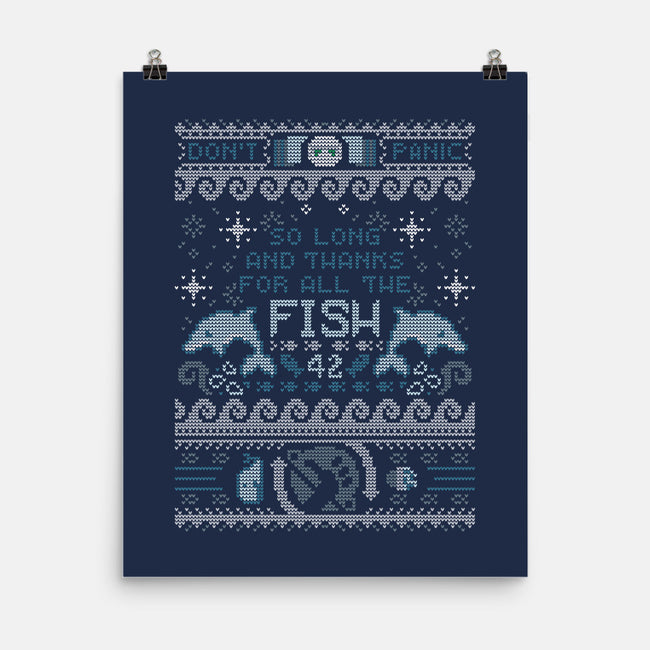Thanks For The Fish!-none matte poster-Licunatt