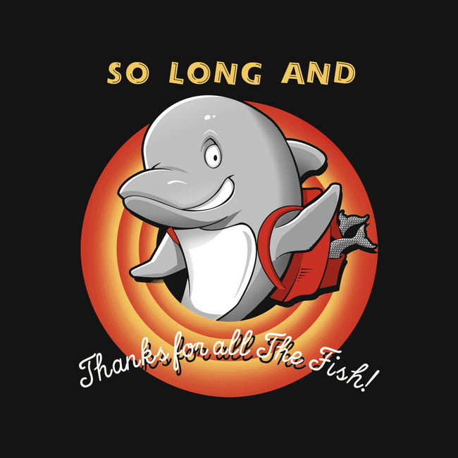 Thanks for the Fishes-none polyester shower curtain-FernandesBeckman