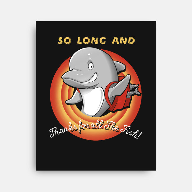 Thanks for the Fishes-none stretched canvas-FernandesBeckman