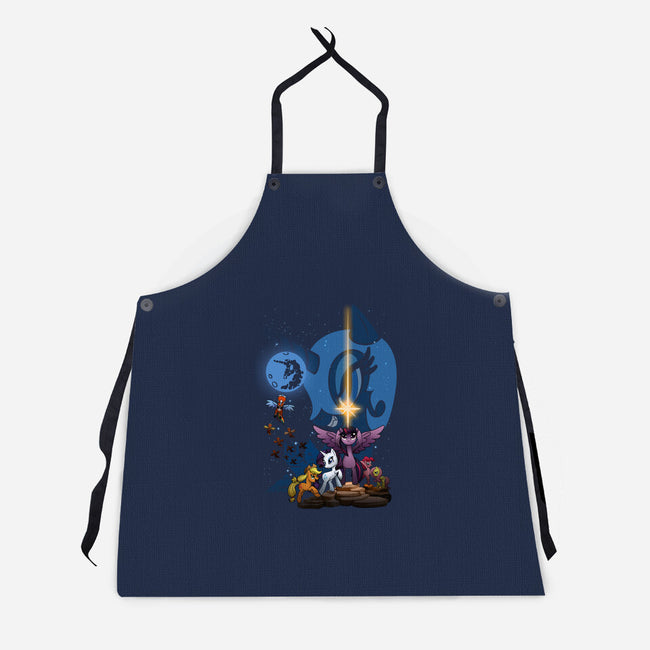 That's No Luna-unisex kitchen apron-Chriswithata