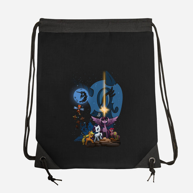 That's No Luna-none drawstring bag-Chriswithata