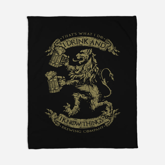 That's What I Do Brewing Co.-none fleece blanket-roosterbrand