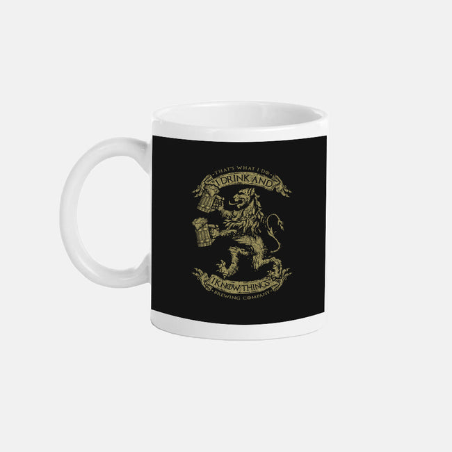 That's What I Do Brewing Co.-none glossy mug-roosterbrand