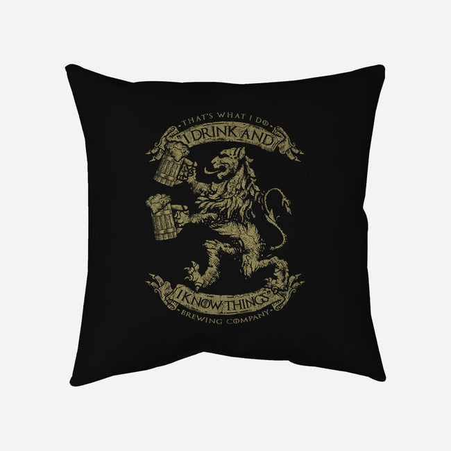 That's What I Do Brewing Co.-none non-removable cover w insert throw pillow-roosterbrand
