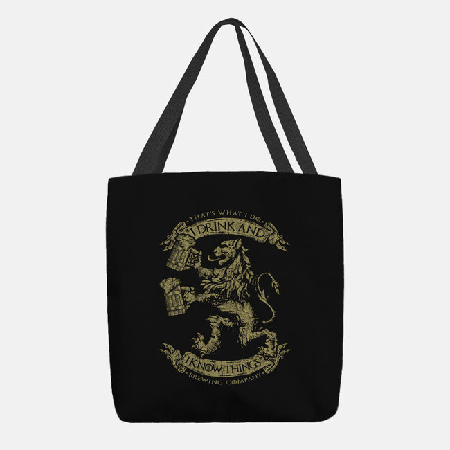 That's What I Do Brewing Co.-none basic tote-roosterbrand