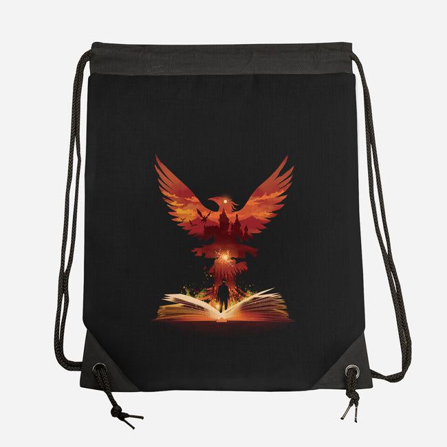 The 5th Book of Magic-none drawstring bag-dandingeroz