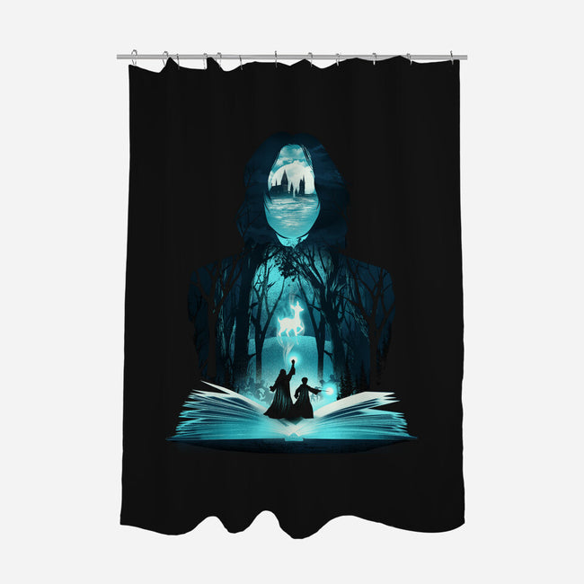 The 7th Book of Magic-none polyester shower curtain-dandingeroz