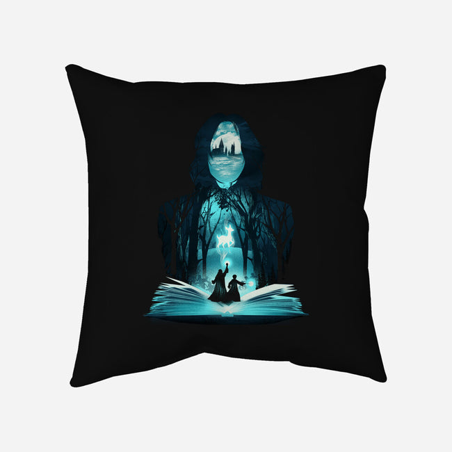 The 7th Book of Magic-none removable cover w insert throw pillow-dandingeroz