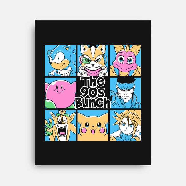The 90s Bunch-none stretched canvas-angdzu