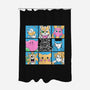 The 90s Bunch-none polyester shower curtain-angdzu