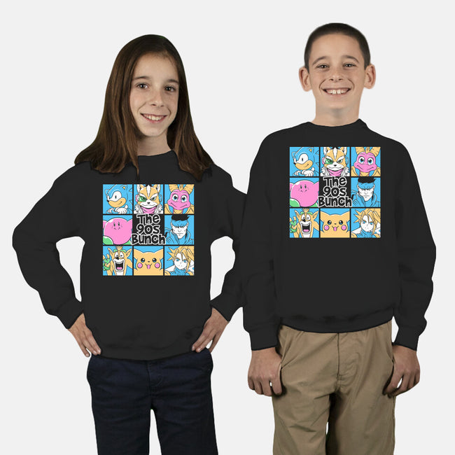 The 90s Bunch-youth crew neck sweatshirt-angdzu