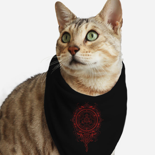 The Art of Alchemy-cat bandana pet collar-ChocolateRaisinFury
