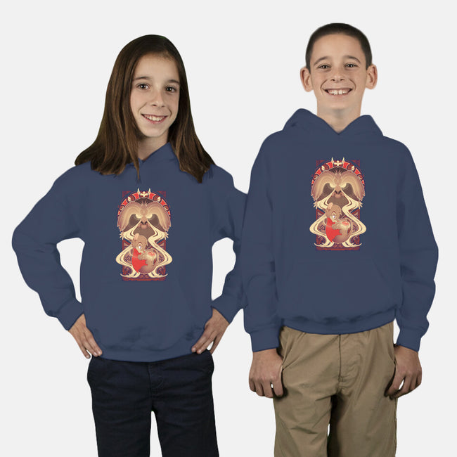 The Art Of Secrets-youth pullover sweatshirt-ChocolateRaisinFury