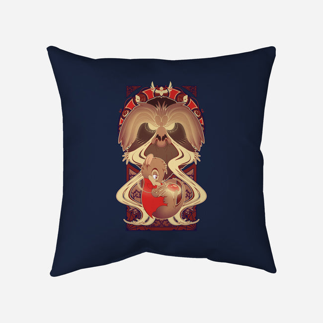 The Art Of Secrets-none removable cover w insert throw pillow-ChocolateRaisinFury