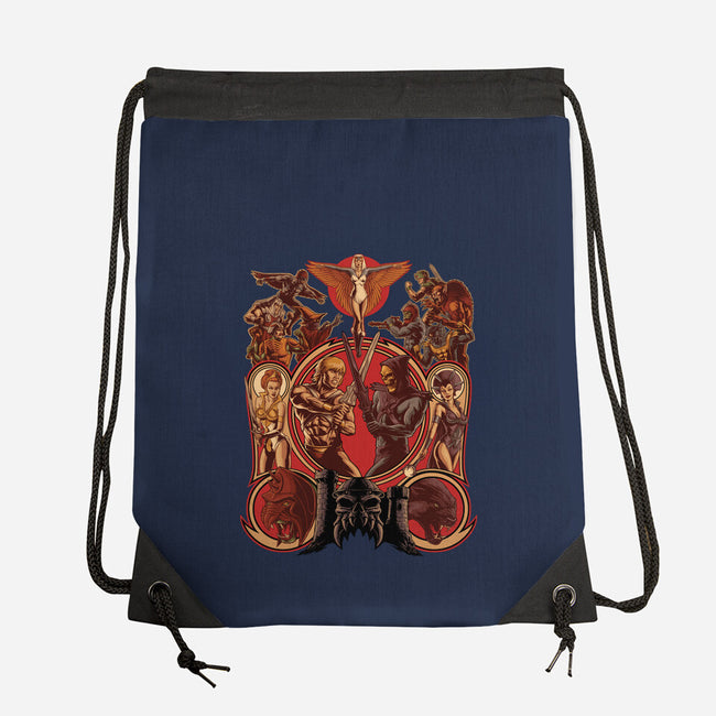 The Battle Of Grayskull-none drawstring bag-Moutchy