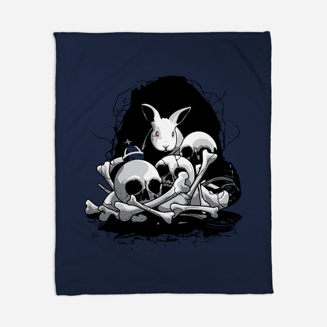 The Beast of Caerbannog-none fleece blanket-Adams Pinto