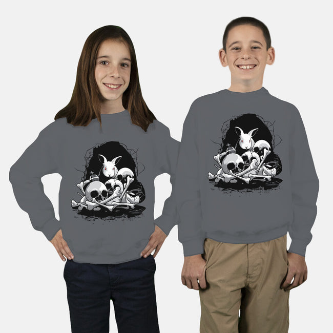 The Beast of Caerbannog-youth crew neck sweatshirt-Adams Pinto