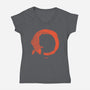 The Beauty of Imperfection-womens v-neck tee-ppmid