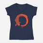 The Beauty of Imperfection-womens v-neck tee-ppmid