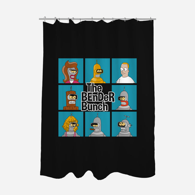 The Bender Bunch-none polyester shower curtain-NickGarcia