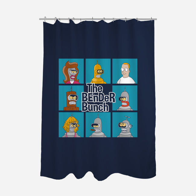 The Bender Bunch-none polyester shower curtain-NickGarcia